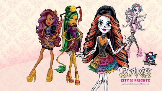 Wallpaper Monster High Scaris City of Frights